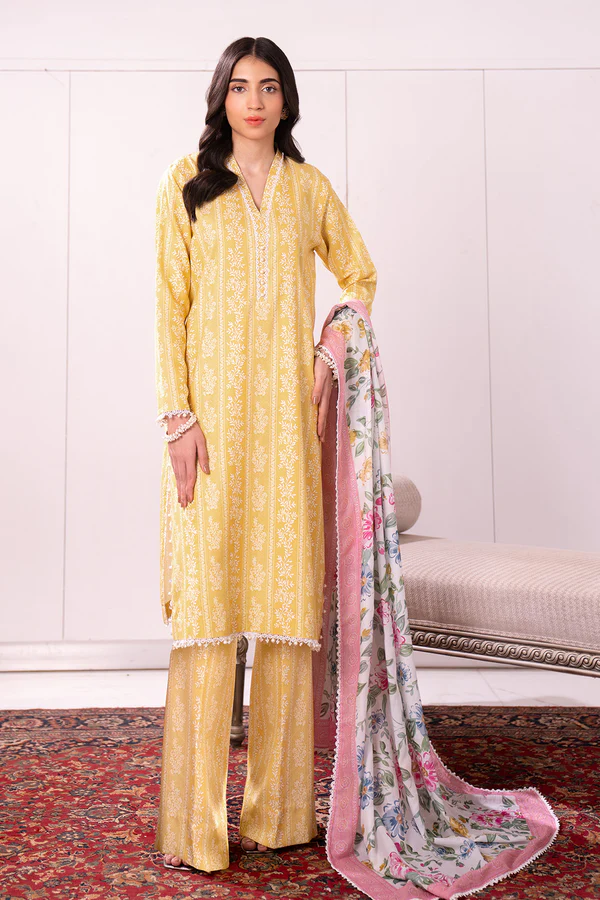 So Kamal Printed – UNSTITCHED 3 Pc Lawn Suit (Lawn Dupatta)