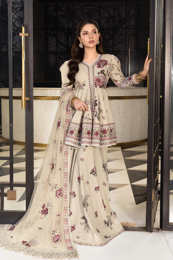 So Kamal Embroidered – UNSTITCHED 3 Pc Lawn Suit