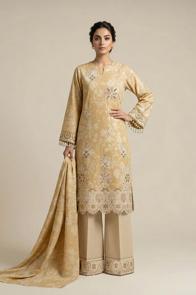Embroidered – UNSTITCHED 3 Pc Lawn Suit