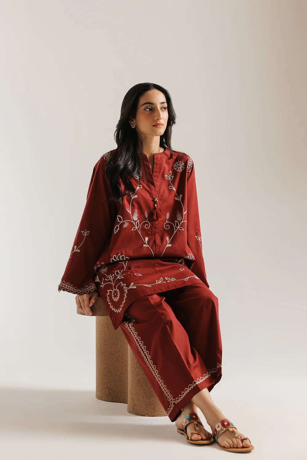 EMBROIDERED SUIT