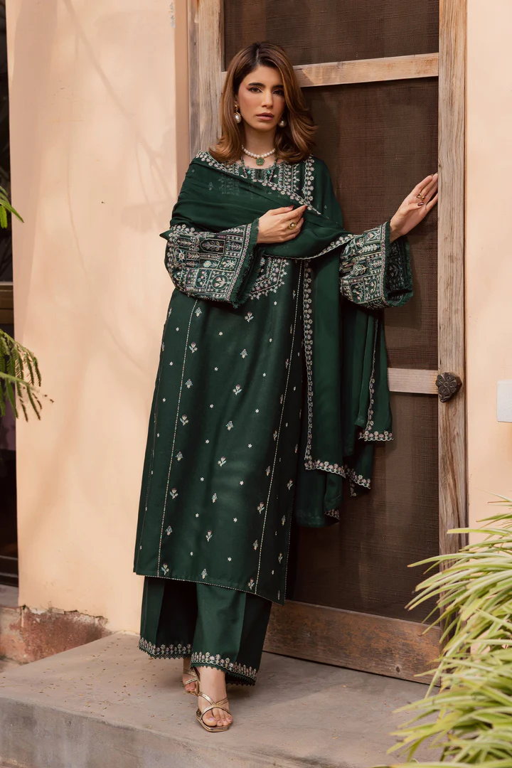 Sadabahar New Arrival – Julke – 3Pc Stitched Embroidered Dress